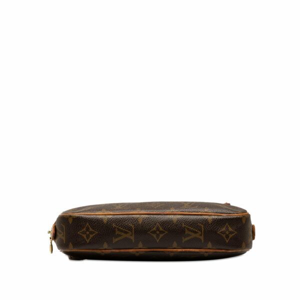 Brown LV Monogram Pochette Marly Bandouliere Crossbody Bag - Image 4