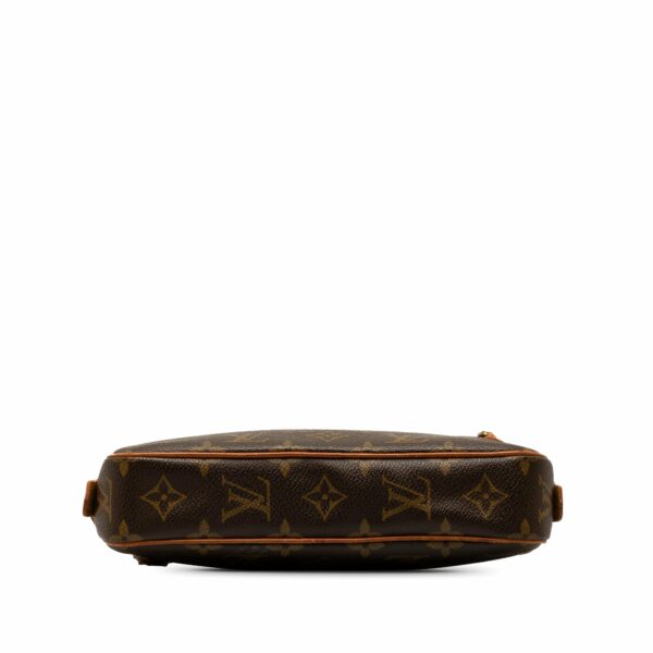 Brown LV Monogram Pochette Marly Bandouliere Crossbody Bag - Image 4