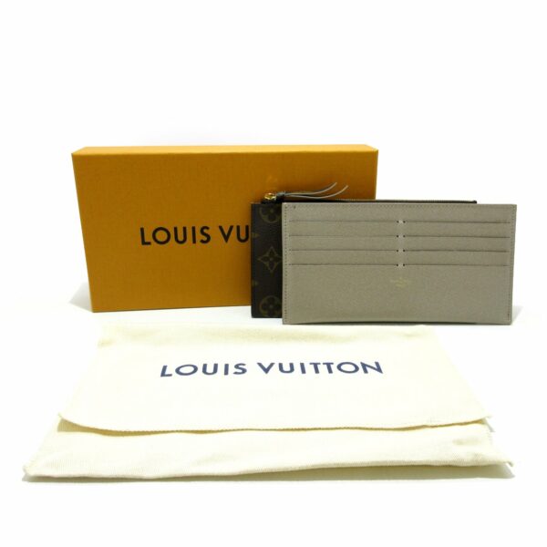 Gray LV Epi Pochette Felicie Crossbody Bag - Image 10