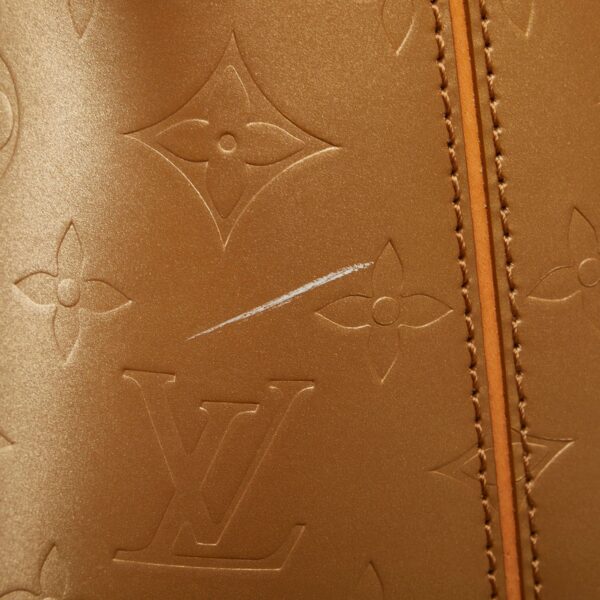 Gold LV Monogram Mat Stockton Tote Bag - Image 8