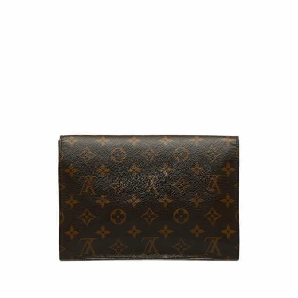 Brown LV Monogram Pochette Rabat 23 Clutch Bag - Image 3