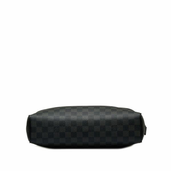 Black LV Damier Graphite Dayton Reporter MM Crossbody Bag - Image 4