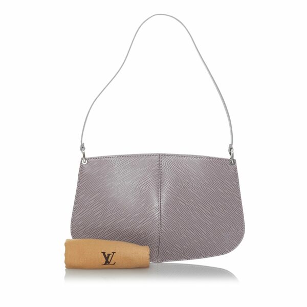 Purple LV Epi Demi Lune Pochette Bag - Image 2