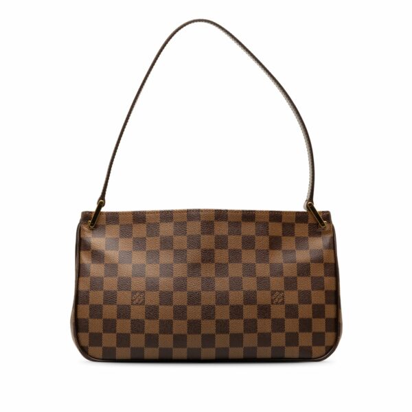 Brown LV Damier Ebene Aubagne Shoulder Bag - Image 3