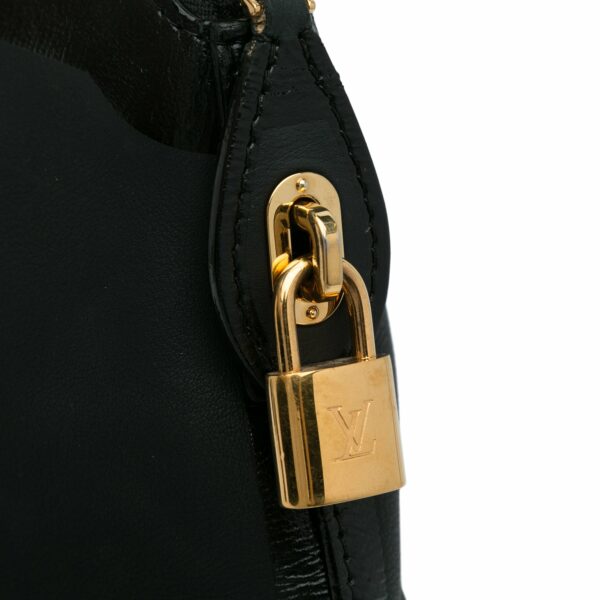 Black LV Cuir Obsession Lockit East-West Handbag - Image 9