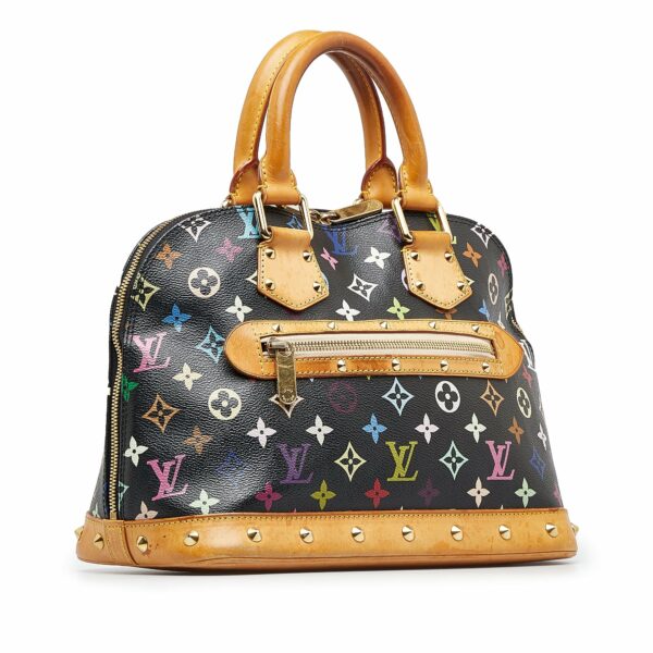 Black LV Monogram Multicolore Alma PM Handbag - Image 2