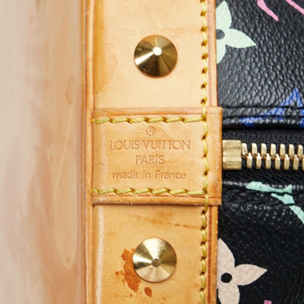 Black LV Monogram Multicolore Alma PM Handbag - Image 6