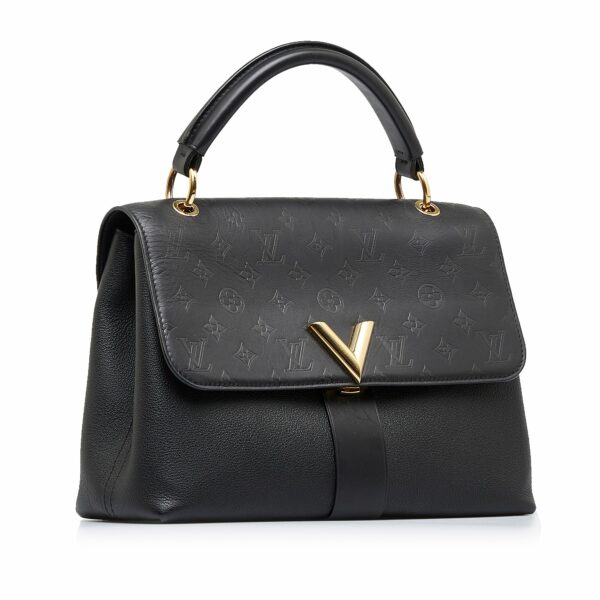 Black LV Monogram Very One Handle Satchel - Image 2