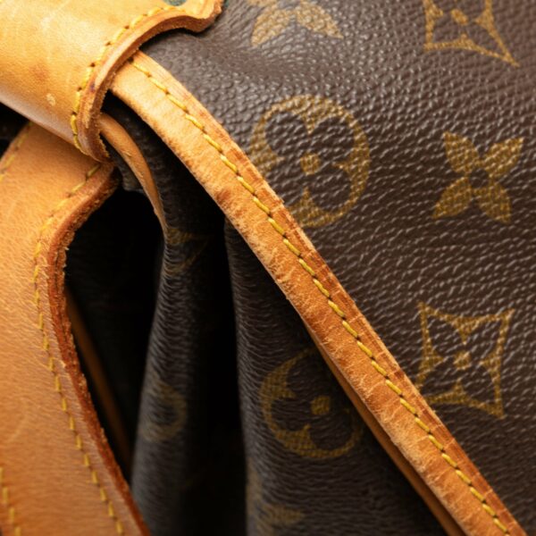 Brown LV Monogram Saumur 35 Crossbody Bag - Image 10