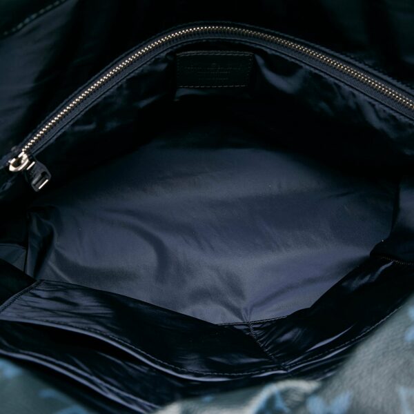 Black LV Monogram Cobalt Stripe Ultralight Bag - Image 5