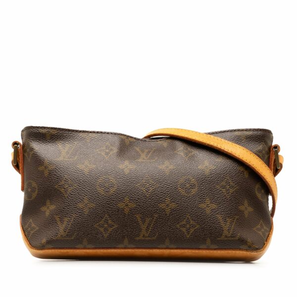 Brown LV Monogram Trotteur Crossbody Bag