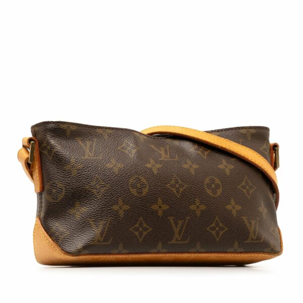 Brown LV Monogram Trotteur Crossbody Bag - Image 2