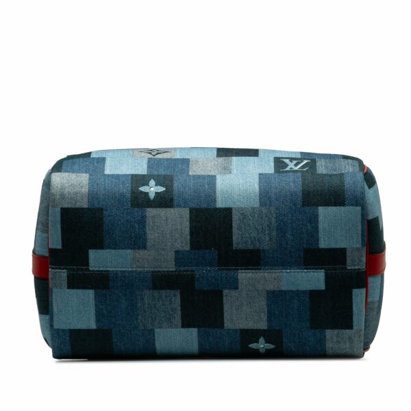 LV Speedy Bandouliere 30 Denim Patchwork - Image 5