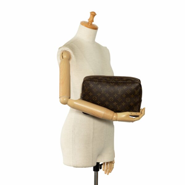 Brown LV Monogram Trousse Toilette 28 Pouch - Image 9