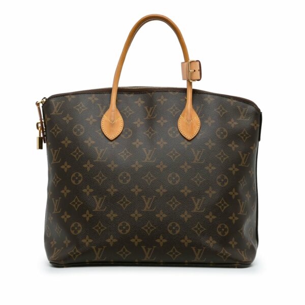 Brown LV Monogram Lockit MM Tote Bag - Image 21