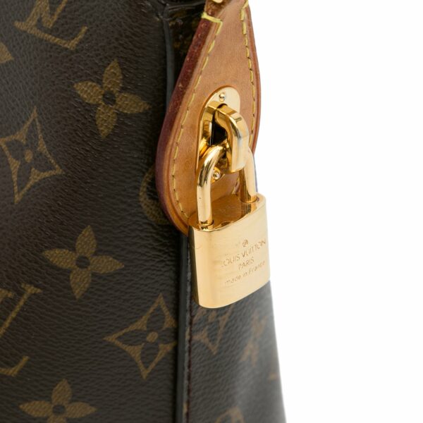 Brown LV Monogram Lockit MM Tote Bag - Image 9