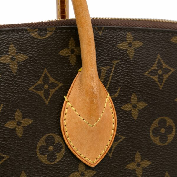 Brown LV Monogram Lockit MM Tote Bag - Image 13