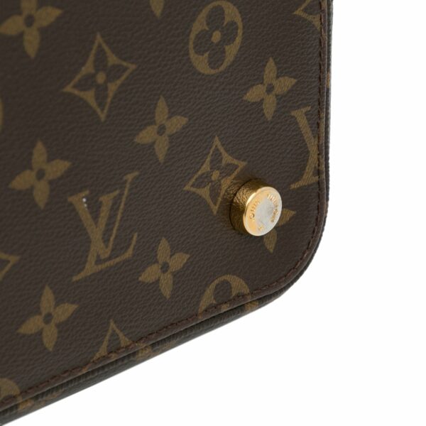 Brown LV Monogram Lockit MM Tote Bag - Image 18