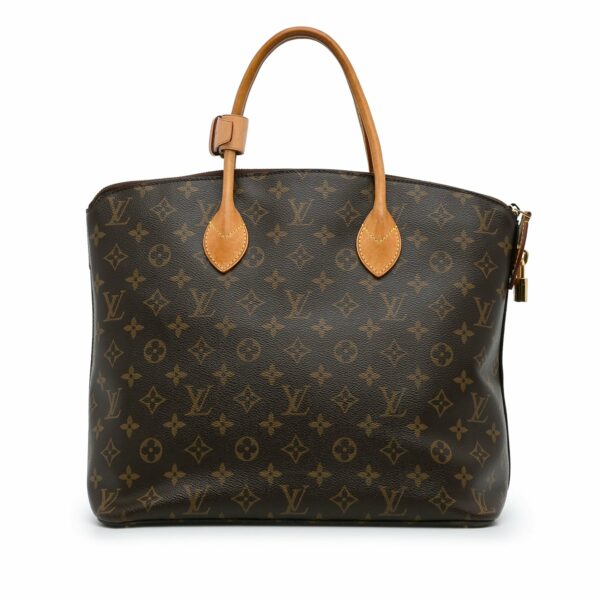 Brown LV Monogram Lockit MM Tote Bag - Image 2