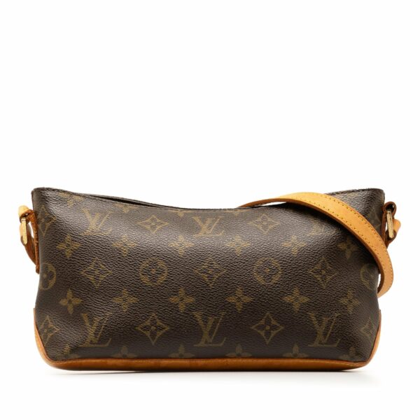 Brown LV Monogram Trotteur Crossbody Bag