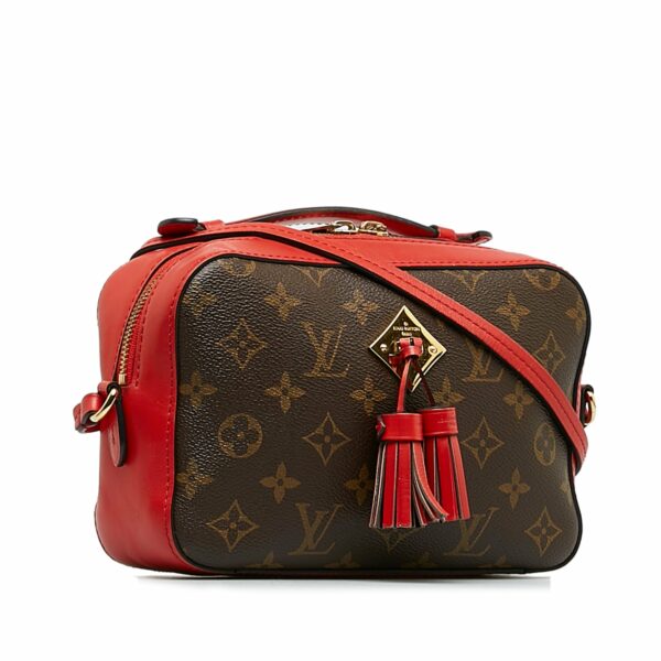 Brown LV Monogram Saintonge Crossbody Bag - Image 2