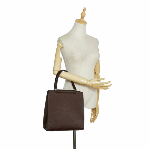 Brown LV Epi Figari MM Tote Bag - Image 8