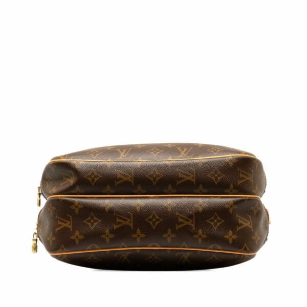 Brown LV Monogram Reporter PM Crossbody Bag - Image 4