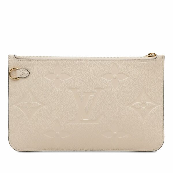 Brown LV Monogram Empreinte Neverfull Pouch - Image 4