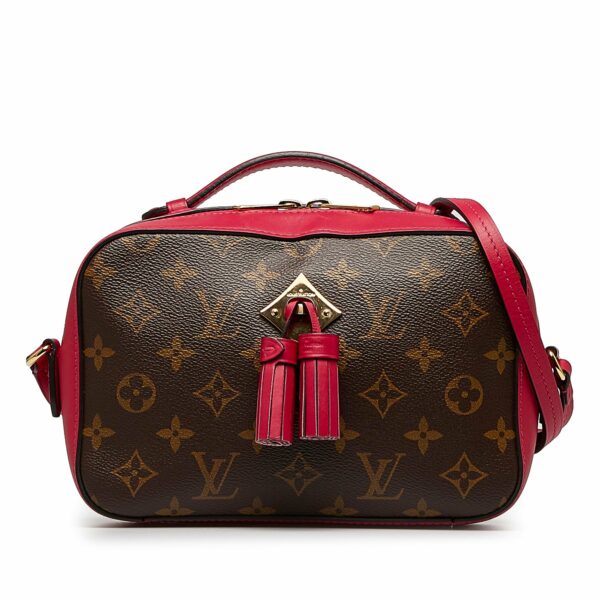 Brown LV Monogram Saintonge Satchel