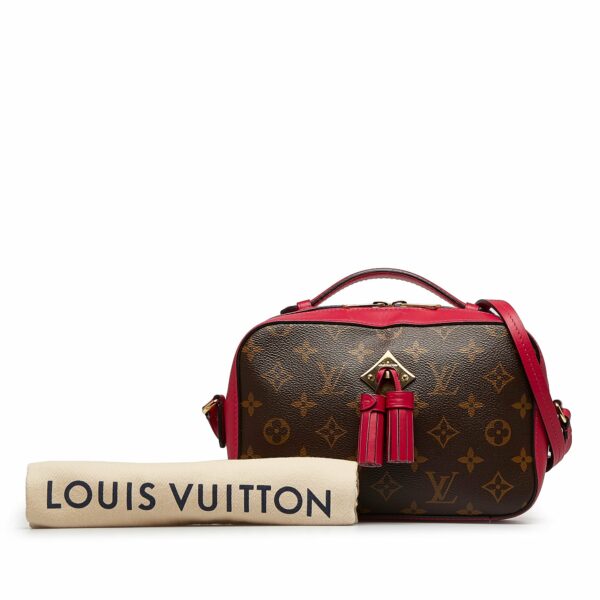 Brown LV Monogram Saintonge Satchel - Image 10