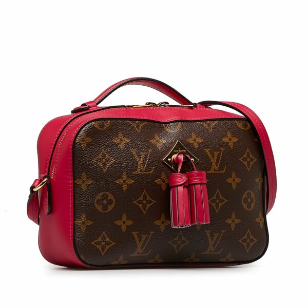 Brown LV Monogram Saintonge Satchel - Image 2