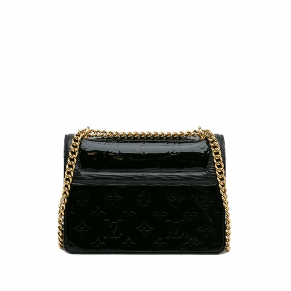 Black LV Monogram Vernis Wynwood Crossbody Bag - Image 3