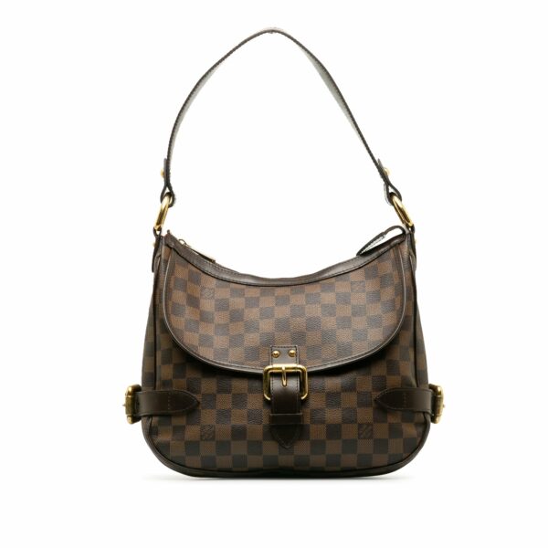 Brown LV Damier Ebene Highbury Shoulder Bag