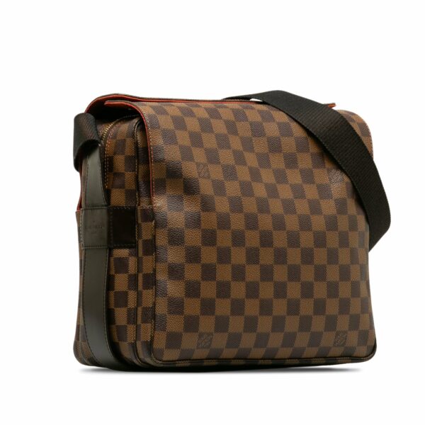 Brown LV Damier Ebene Naviglio Crossbody Bag - Image 2