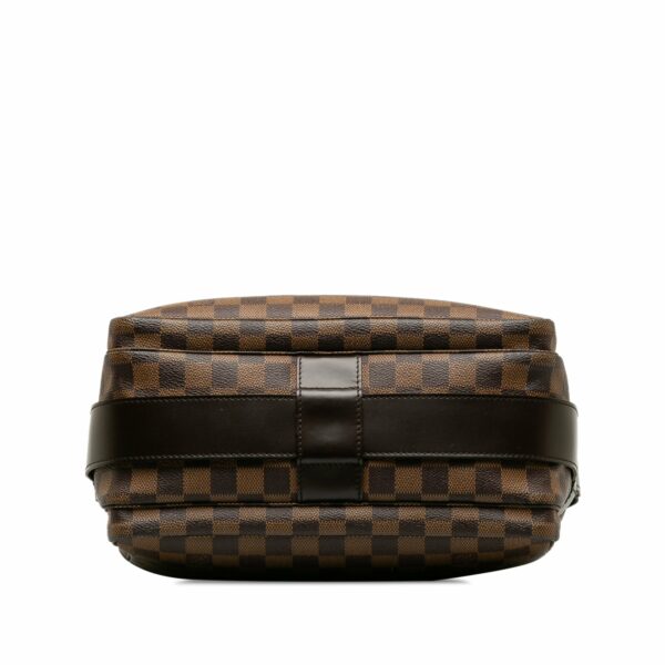 Brown LV Damier Ebene Naviglio Crossbody Bag - Image 4