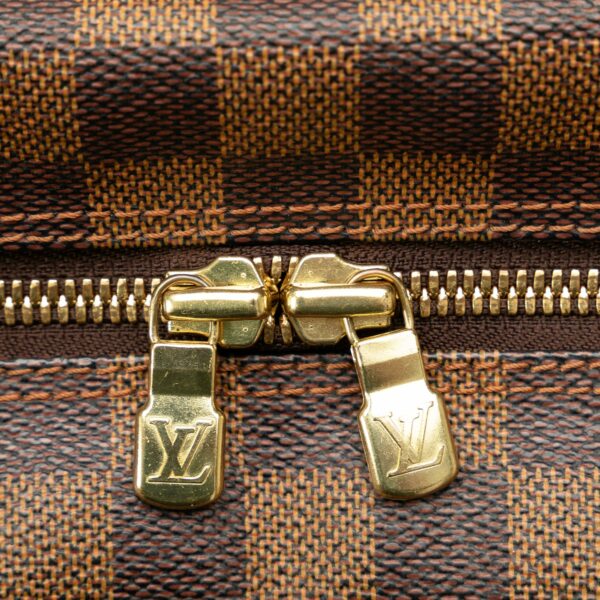 Brown LV Damier Ebene Naviglio Crossbody Bag - Image 8