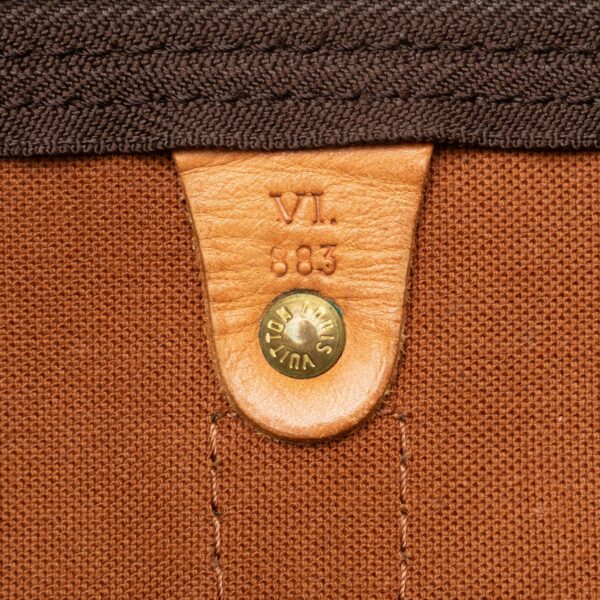 Brown LV Monogram Keepall 50 Travel Bag - Image 8