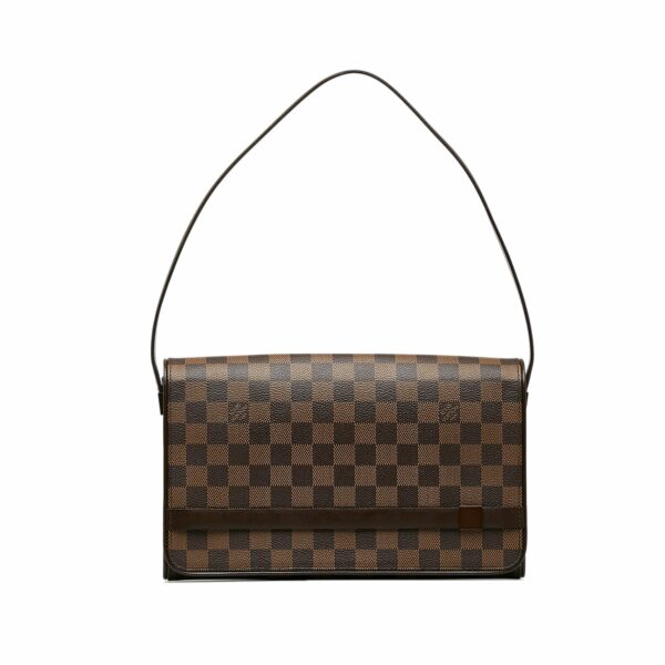 LV Tribeca Long Damier Ebene Canvas