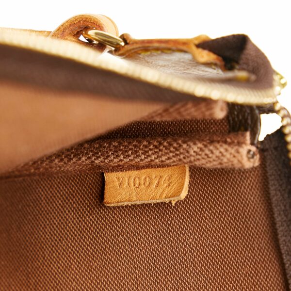 Brown LV Monogram Pochette Accessoires Takashi Murakami Panda Baguette - Image 7