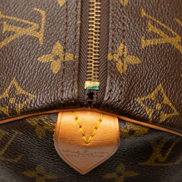 Brown LV Monogram Speedy 40 Boston Bag - Image 11