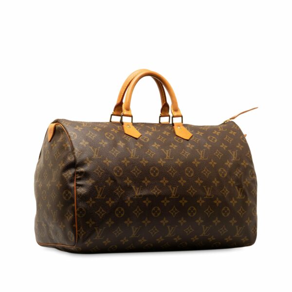 Brown LV Monogram Speedy 40 Boston Bag - Image 2