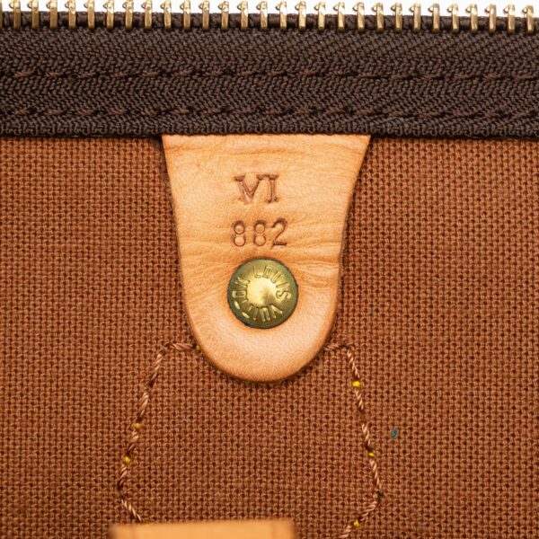 Brown LV Monogram Speedy 40 Boston Bag - Image 8