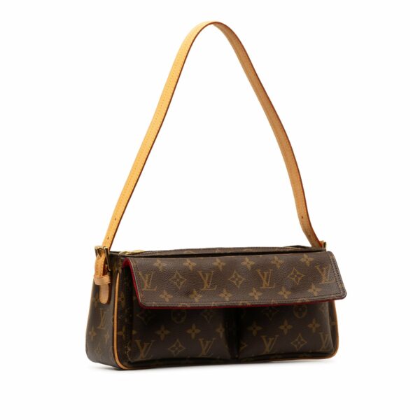 Brown LV Monogram Viva Cite MM Shoulder Bag - Image 2