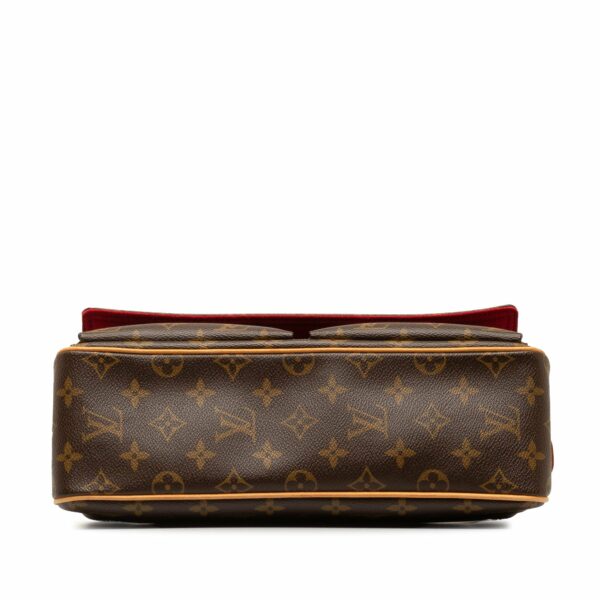 Brown LV Monogram Viva Cite MM Shoulder Bag - Image 4