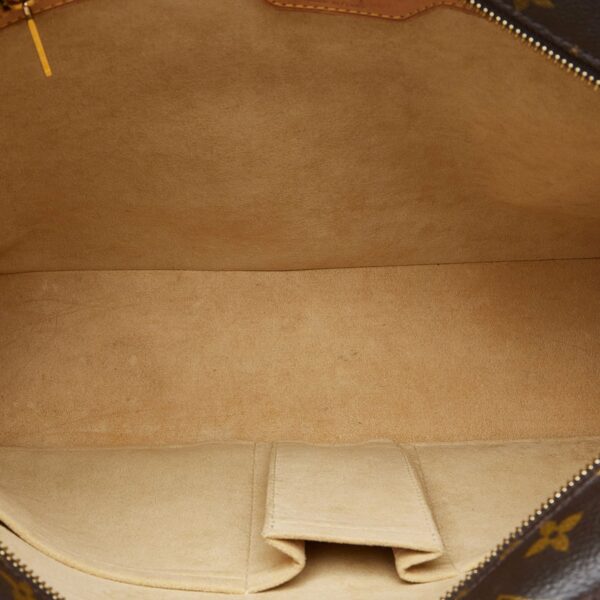 Brown LV Monogram Luco Tote Bag - Image 4