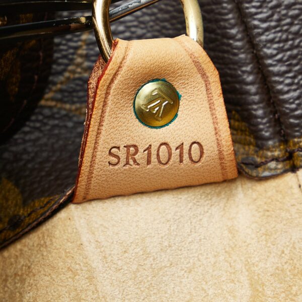 Brown LV Monogram Luco Tote Bag - Image 6