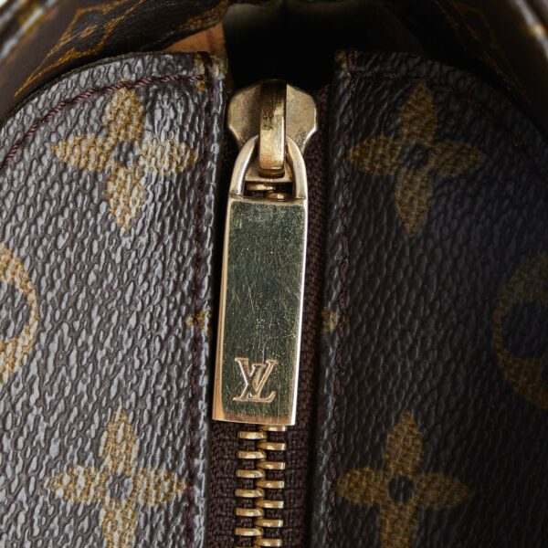 Brown LV Monogram Luco Tote Bag - Image 7