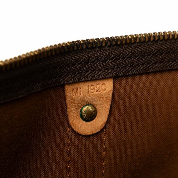 Brown LV Monogram Keepall 55 Travel Bag - Image 7