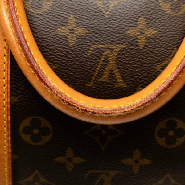 Brown LV Monogram Keepall 55 Travel Bag - Image 9