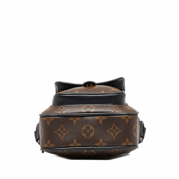 Brown LV Monogram Macassar Christopher Wearable Crossbody Bag - Image 4